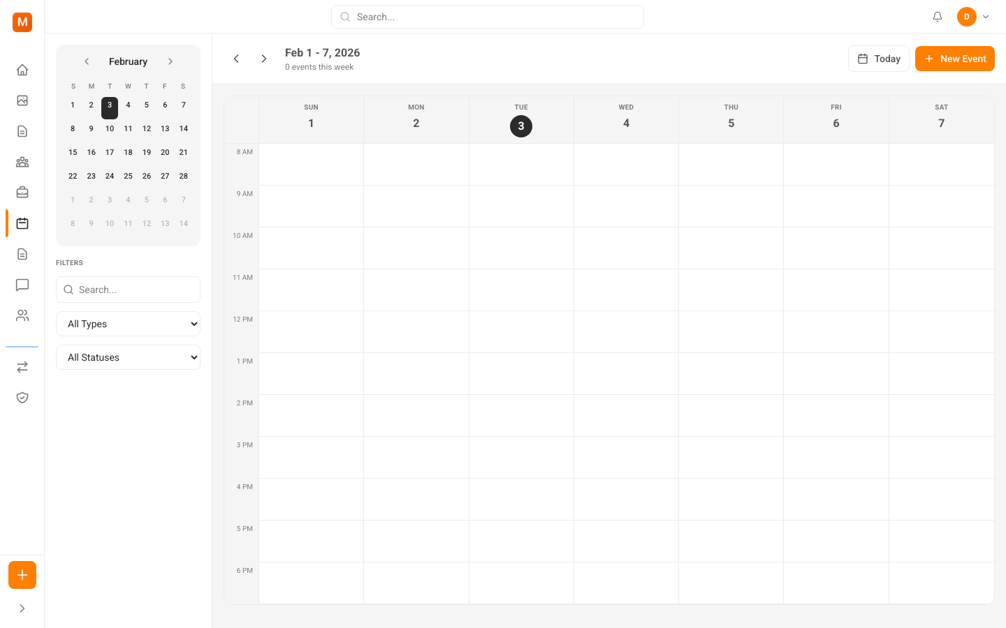 LOTULIS calendar and job scheduling